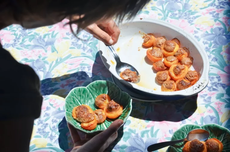 abricots au four recette vegan