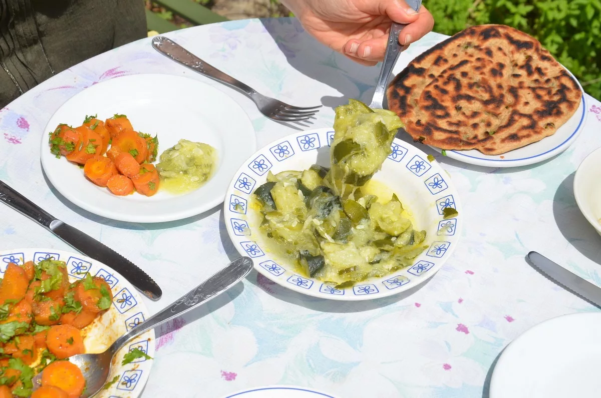 Courgettes au citron