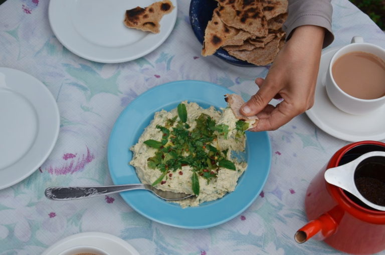 houmous aux herbes recette vegan