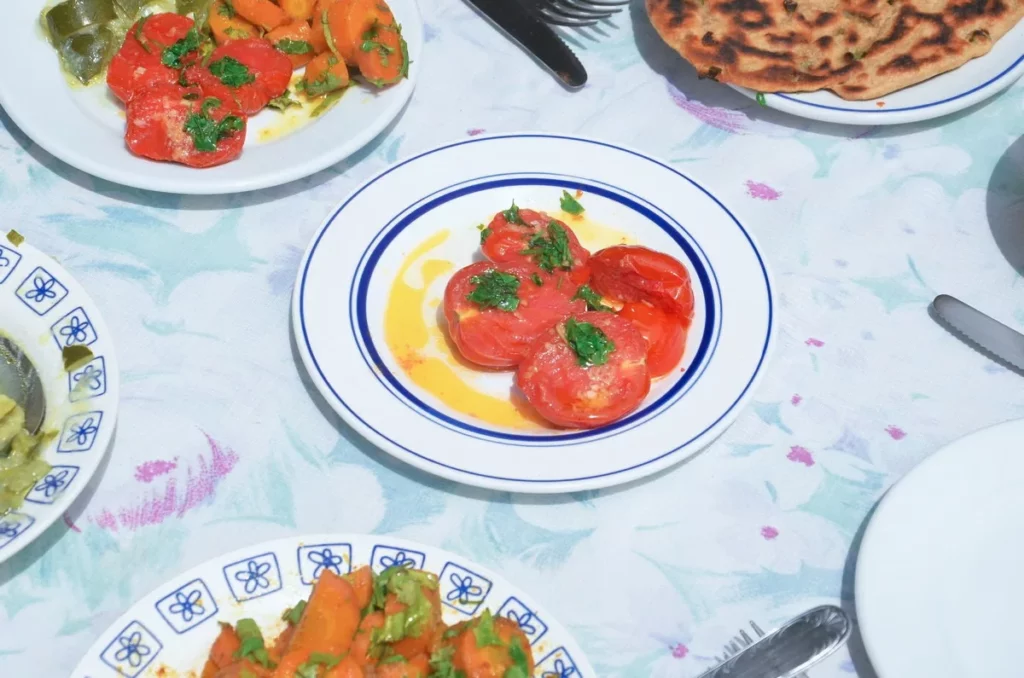 tomates palestiniennes recette vegan