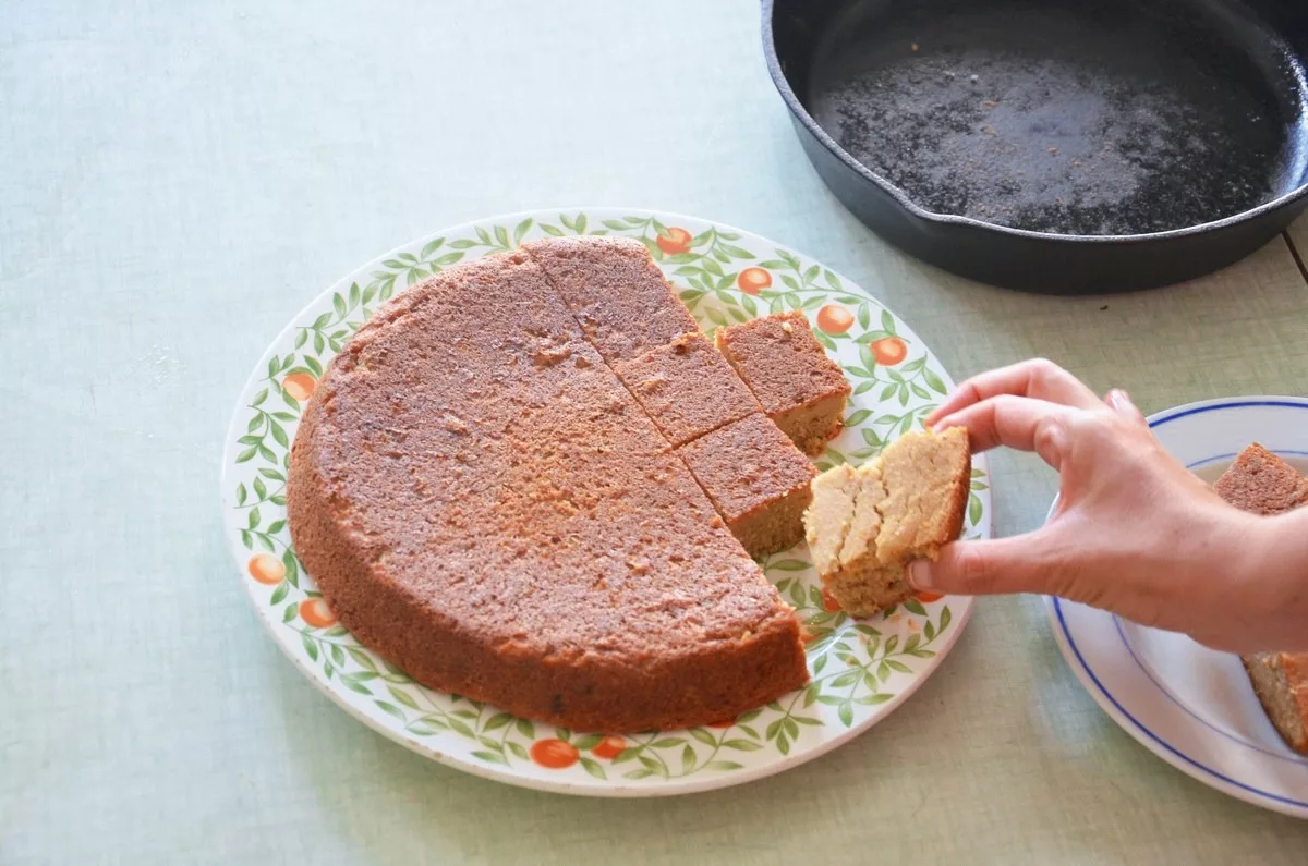 Cornbread vegan à la farine de maïs