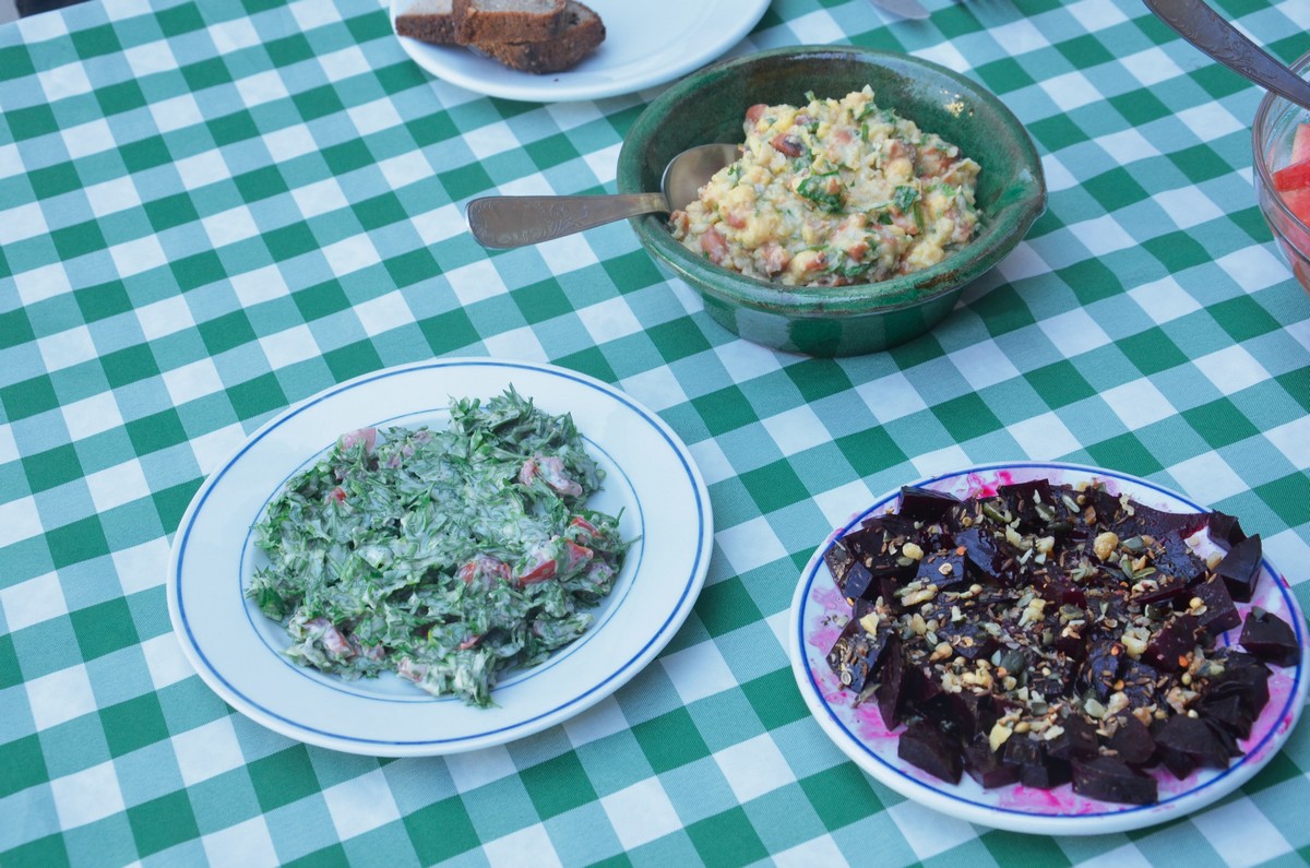 Salade de persil, recette végane du Relais du Chien Bleu