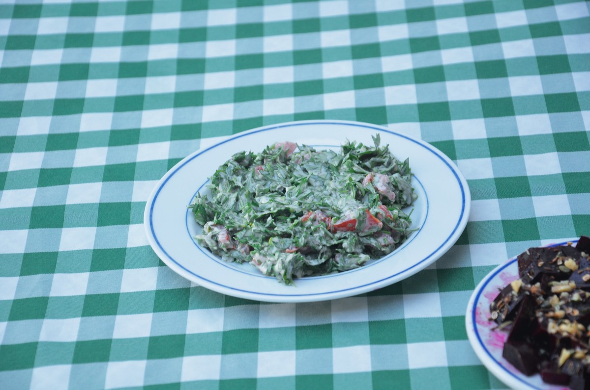 Salade de persil au tahine