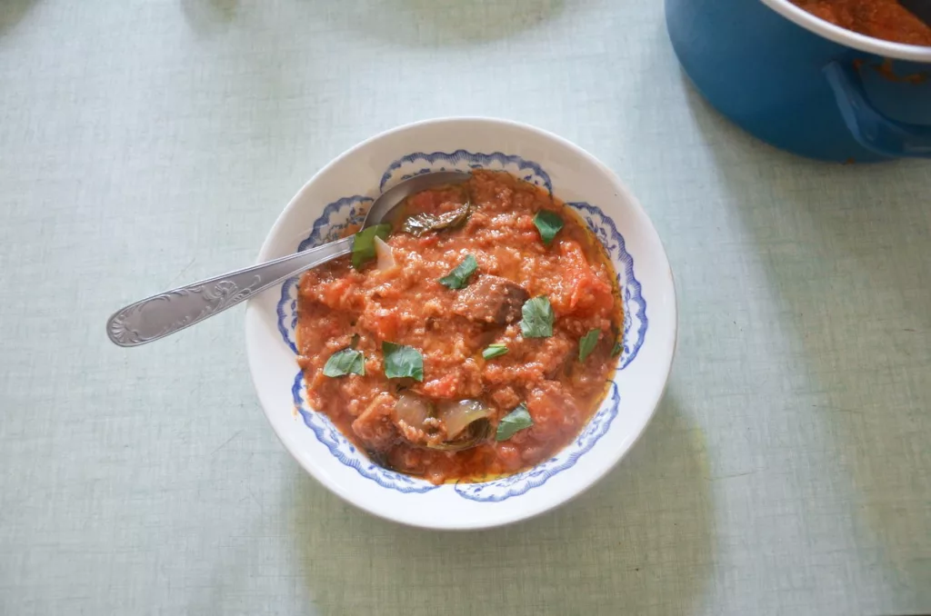 Soupe italienne aux tomates Pappa al pomodoro