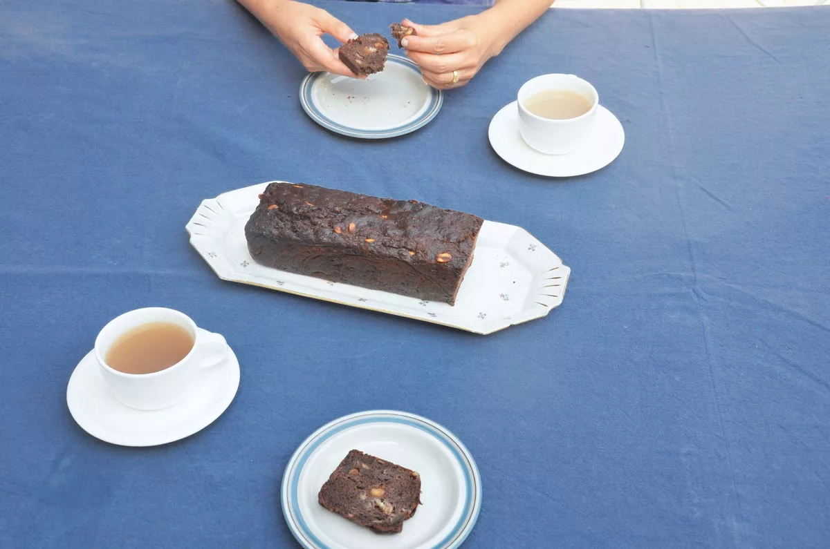 Banana bread au chocolat (vegan)