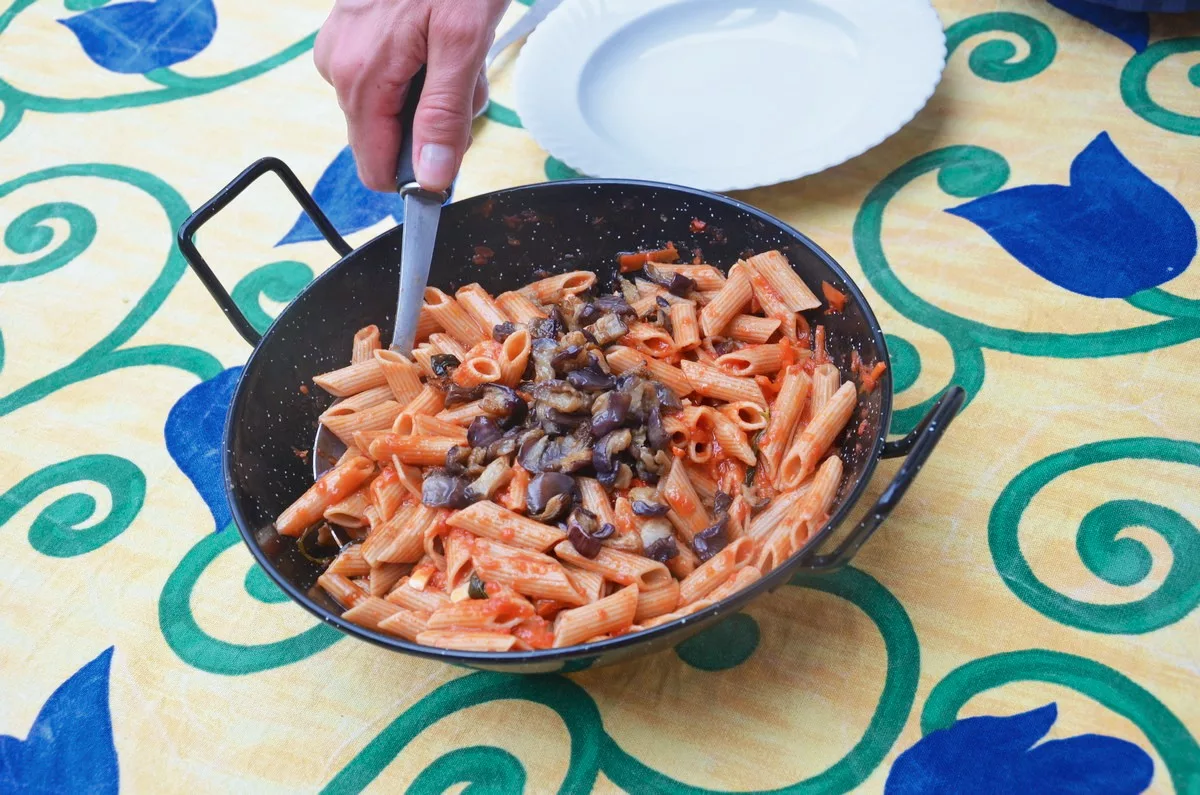 Pâtes alla norma vegan